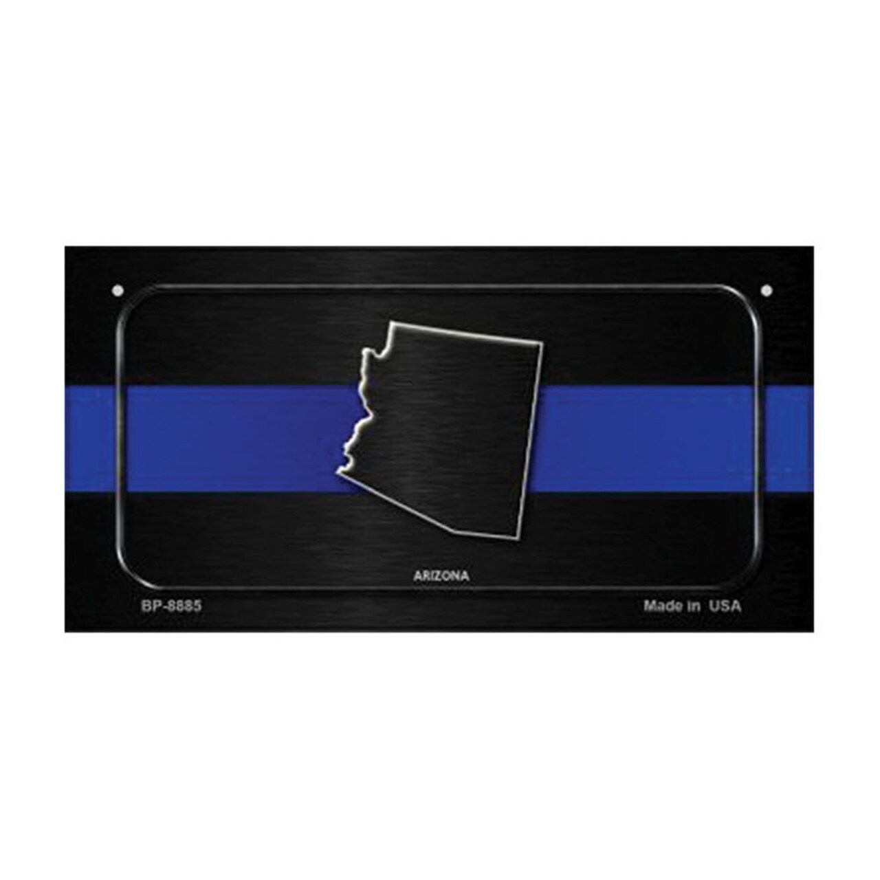 Smart Blonde Arizona Thin Blue Line Novelty Bicycle License Plate Bp-8885